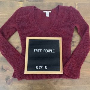 Free People V Neck Sweater